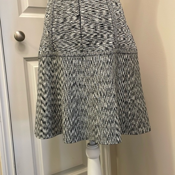 Lela Rose Black and White Patterned Dress - Picture 8 of 16
